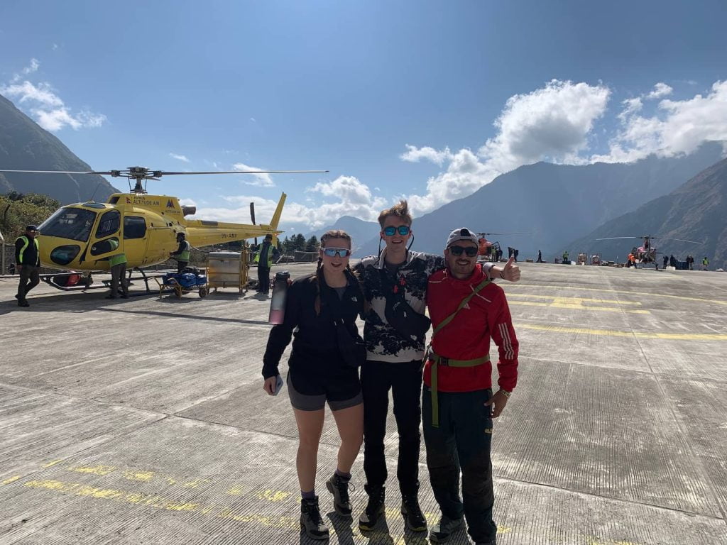 Everest base camp Heli return trek